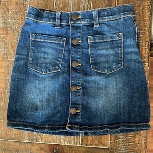 Thereabouts Girls Denim Button Skirt Size 10